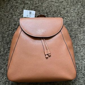 Kate Spade Leila pebbled leather large backpack